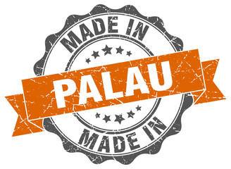 made in Palau round seal