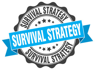 survival strategy stamp. sign. seal
