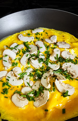 Aux champignons crus