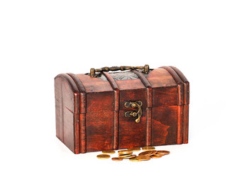 Schatztruhe, Geld, Schatz, Münzen, Finanzen