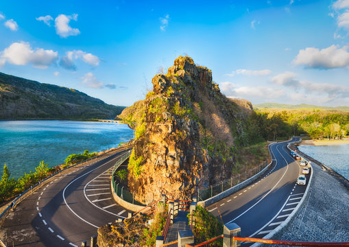 Maconde view point. Mauritius. Panorama