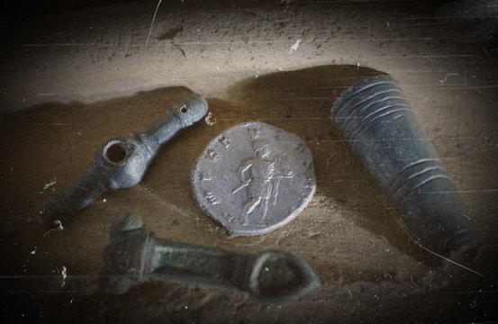 R&ouml;mische M&uuml;nzen und Phallus