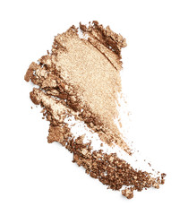 Bronze eye shadow stroke
