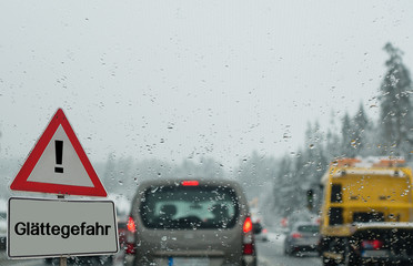 Glättegefahr