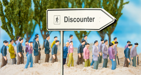 Schild 179 - Discounter