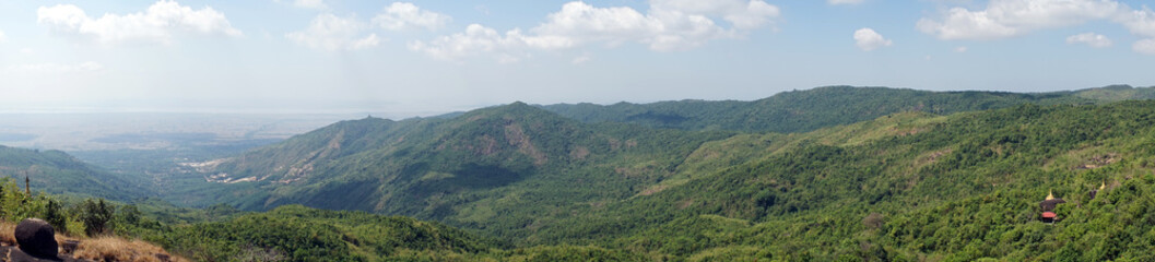 Fototapeta na wymiar Panorama of mountain