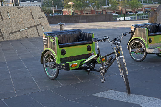 Fahrradrikscha in Melbourne