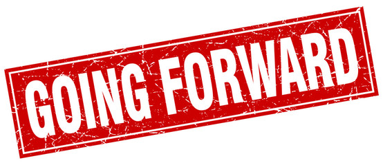 going forward square stamp