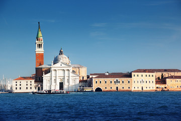 Naklejka na ściany i meble Canal Grande with San Giorgio Maggiore church, Venice, Italy