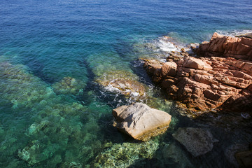 red rocks at Arbatax