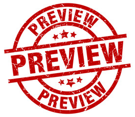 preview round red grunge stamp