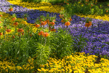 The Botanic Gardens of Trauttmansdorff Castle, Merano, south tyrol, Italy,