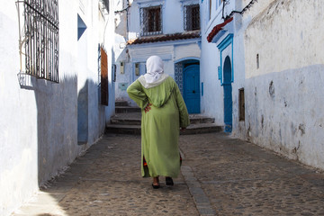 Obraz na płótnie Canvas Marokko - die blaue Stadt Chefchaouen