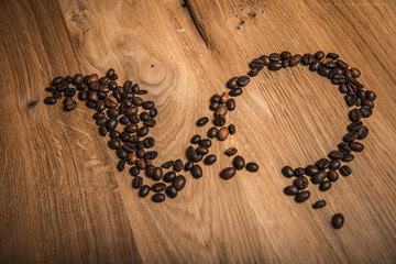 coffee beans note