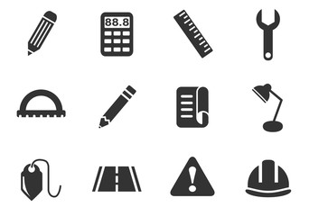 engineering icon set
