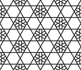 Abstract hexagonal pattern