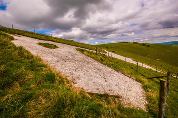 Alton Barnes white horse Wiltshire UK