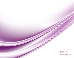 Vector abstract purple waves background.