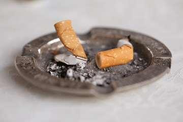 Cigarettes background; health, industry and adiction concept.