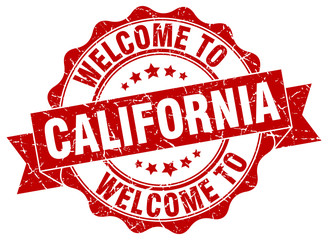 California round ribbon seal