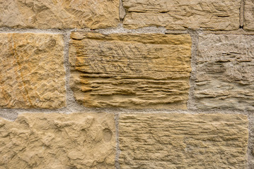 Sandsteinwand