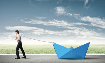 Obraz premium Water transporation concept