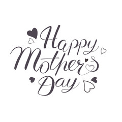 Happy Mother's Day hand written lettring