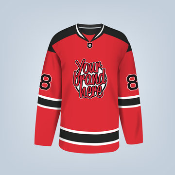 1,247 Hockey Jersey Template Images, Stock Photos, 3D objects