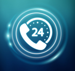 3D rendering customers assistance icon
