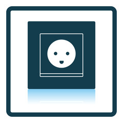 Austria electrical socket icon