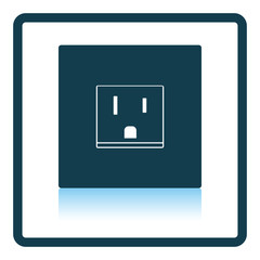 USA electrical socket icon