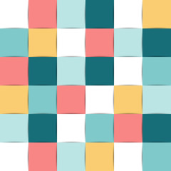 Pattern. Square design. Children pastel colors.