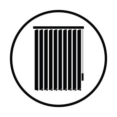 Office vertical blinds icon