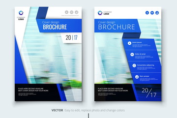 Corporate business annual report cover, brochure or flyer design. Leaflet presentation. Catalog with Abstract geometric background. Modern publication poster magazine, layout, template.