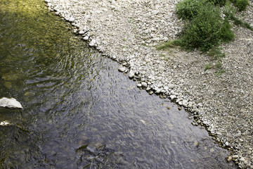 River with stones