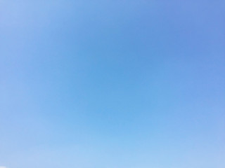 Blue sky background and empty space for your design, no cloud