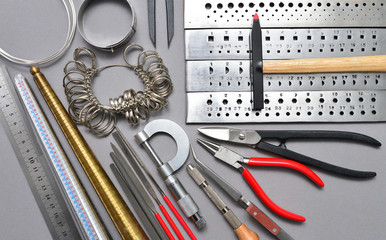 jeweler tools background