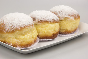 Sonho, Brazilian bakery dream. Brazilian typical sweet.
