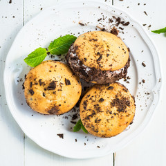 Vanilla and Chocolate Ice Cream