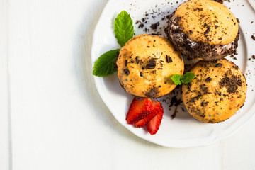 Vanilla and Chocolate Ice Cream