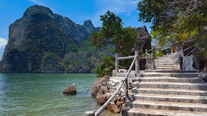 Fototapeta na wymiar Marine landscapes of Thailand