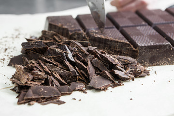 manufacturing of chocolate candies