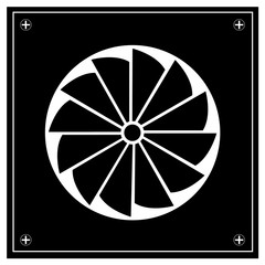 Exhaust fan icon.