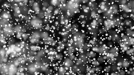 Beautiful monochrome bokeh blurred background defocused lights