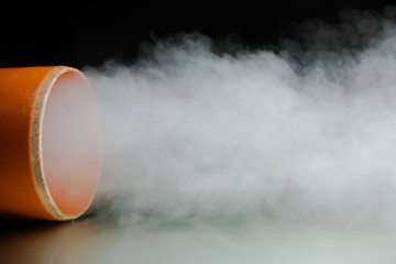 smoke background and dense fog