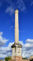 Ancient Column of Phocas in Roman Forum