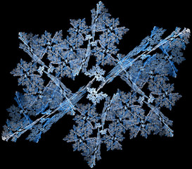 Colorful abstract fractal illustration