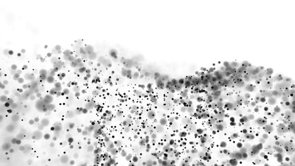 Beautiful monochrome bokeh blurred dots background defocused lights