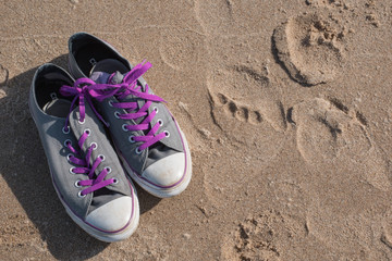 Shoes On A Beach