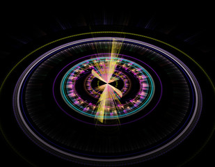 Naklejka premium Abstract fractal illustration for creative design